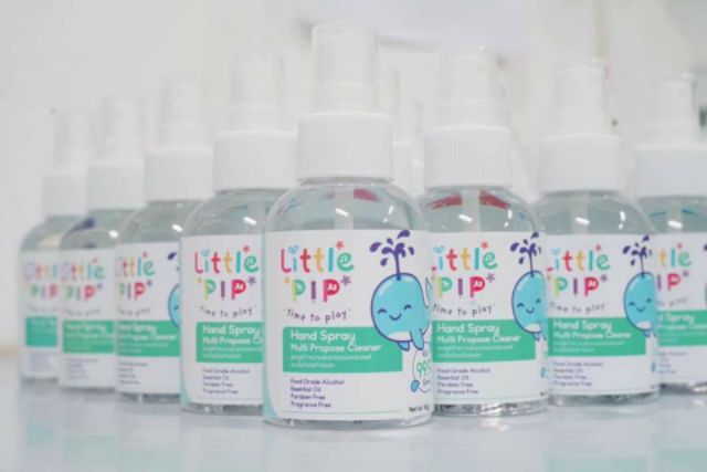 XỊT RỬA TAY KHÔ KHÁNG KHUẨN 99,9% CHO BÉ LITTLE PIP HAND SPRAY 90g - Thái Lan