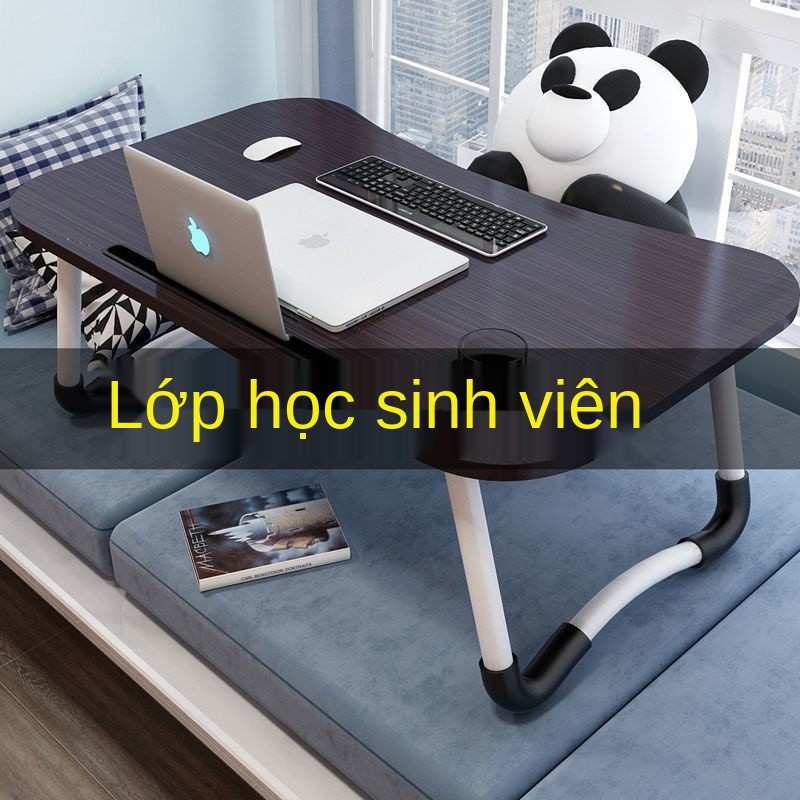 Giường ngủ Bàn nhỏ Phòng gấp Sinh viên Lớp học trực tuyến máy tính tập thể đa chức năng đơn giản