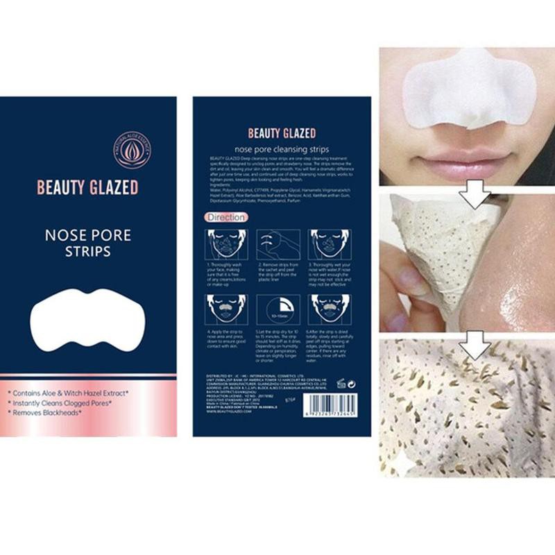 1 Mặt Nạ Lột Mụn Đầu Đen Vùng Mũi Hiệu Beauty Glazed