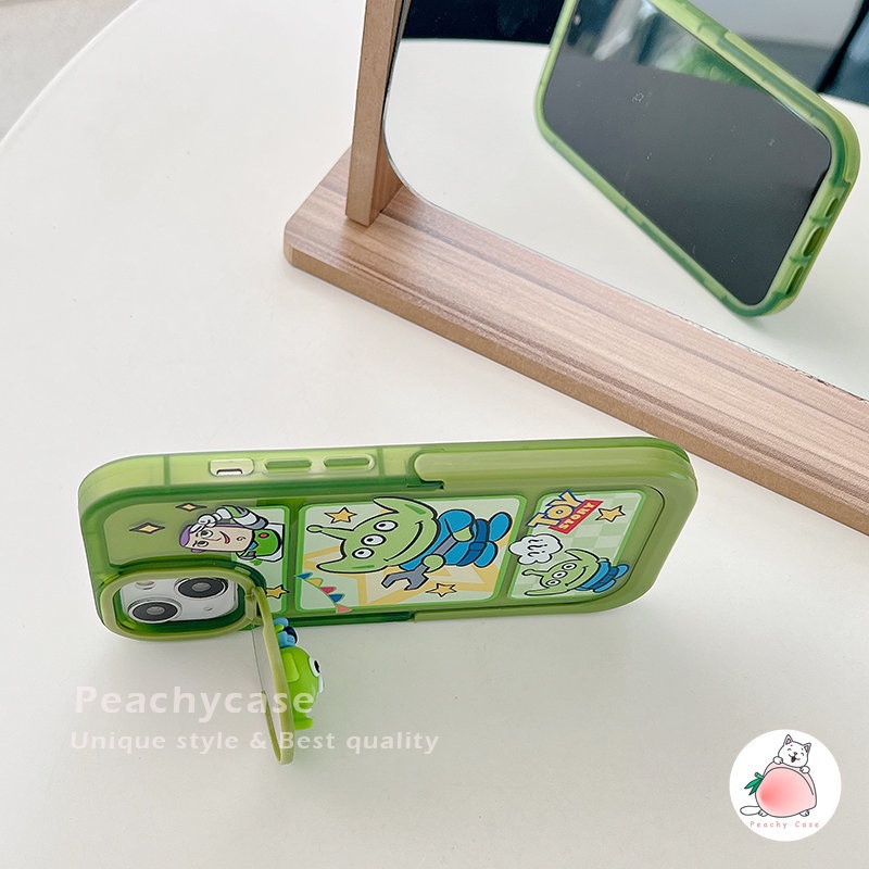 Ốp Điện Thoại TPU Mềm Có Gương Trang Điểm Hình Quái Vật 3D Cho iPhone 14 13 12 Pro Max 11