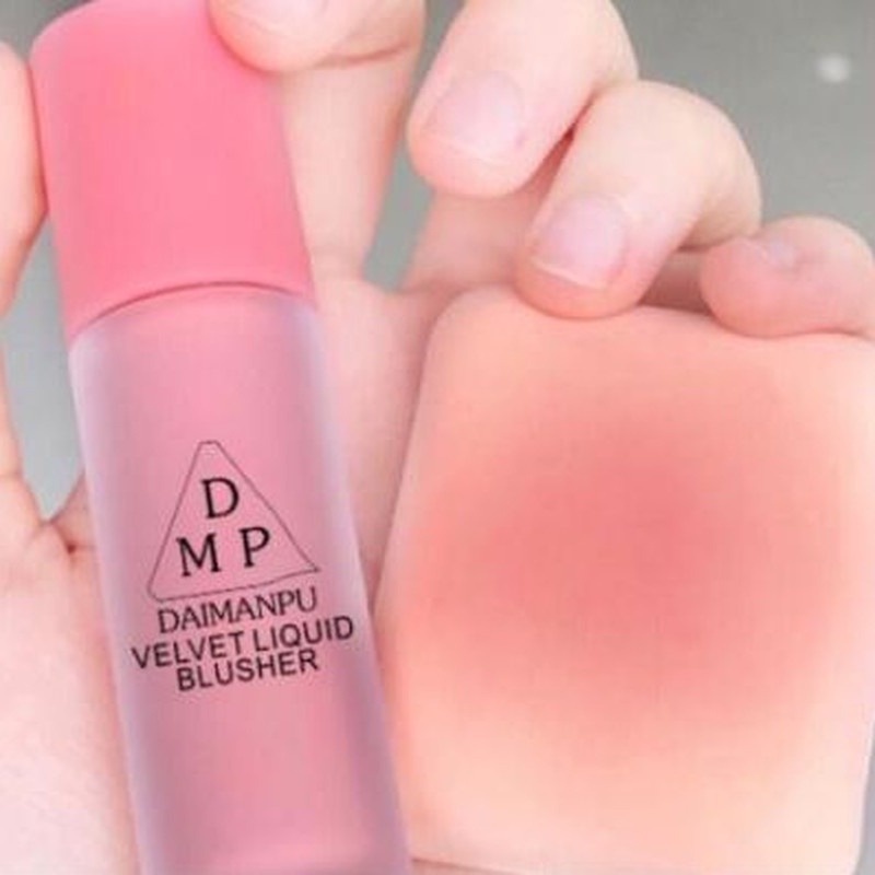 Phấn Má Hồng Dạng Lỏng 3 Màu Nhung Lì Lâu Trôi Tự Nhiên Không Thấm Nước Và Mồ Hôi Không Phai Màu