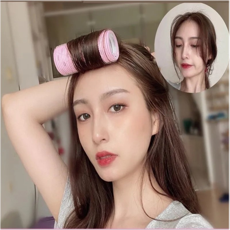 Lô Uốn Tóc Mái Tạo Kiểu Tóc Phồng Tự Dính LÕI NHÔM , NHỰA Cho Nữ