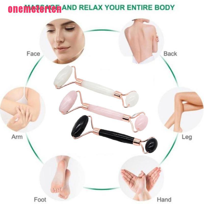 【TEN】Beeswax Double Headed Face Massager Roller Facial Body Treatment Beauty To