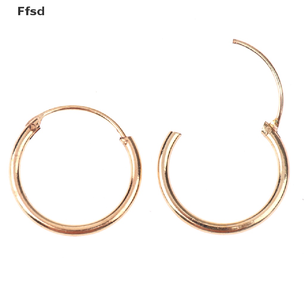 Set 3 Đôi Bông Tai Hình Tròn Nhỏ Đơn Giản Thời Trang Cho Nữ * Nóng