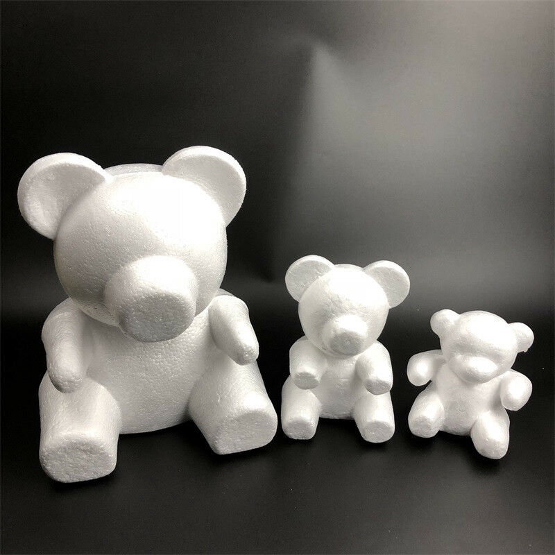 Mô hình gấu/thỏ/cún bằng xốp Polystyrene Styrofoam làm đồ thủ công DIY sáng tạo