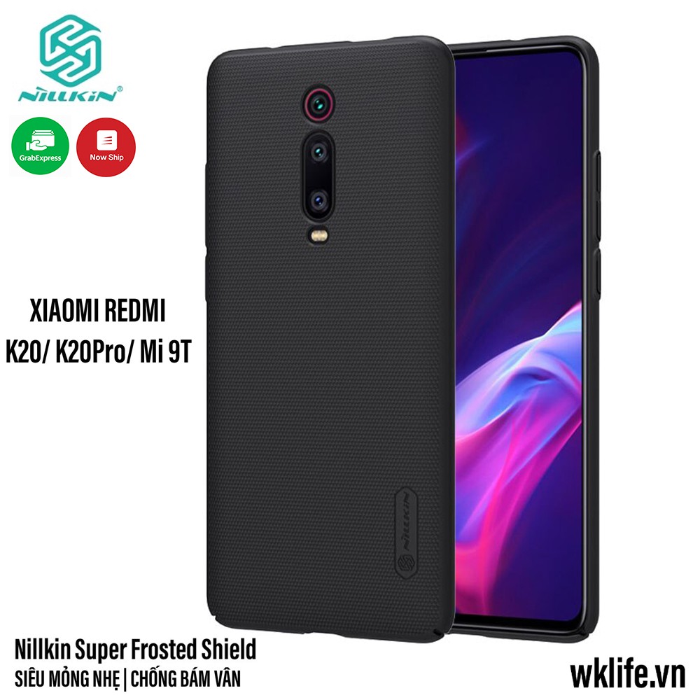 Ốp Xiaomi Redmi K20 K20 Pro Mi 9T NillKin Chống Bám Vân Tay