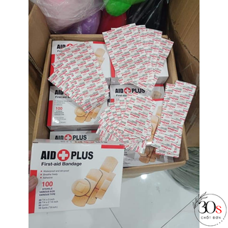 Băng keo cá nhân hộp 100 miếng