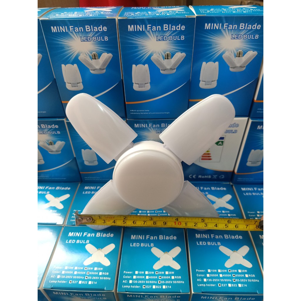Bóng đèn led 4 cánh mini siêu sáng - bảo hành 1 năm