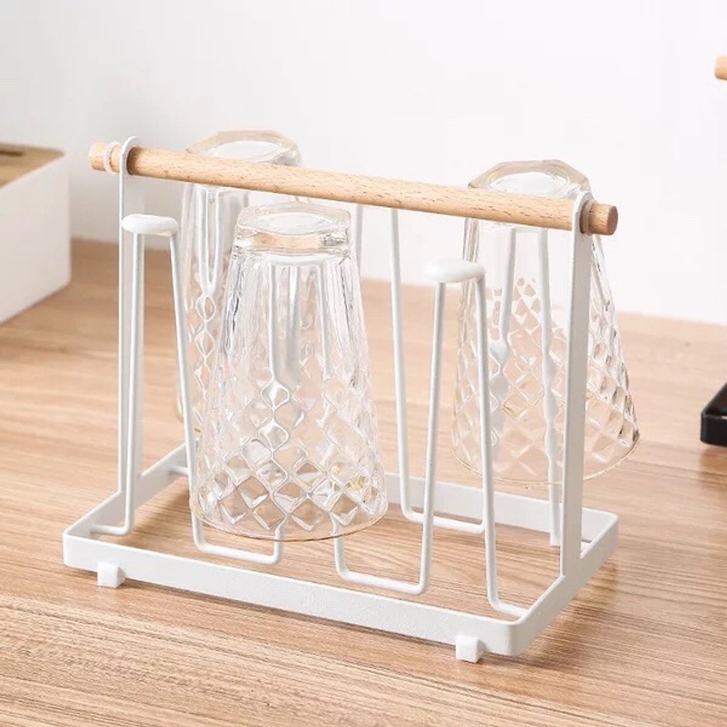 Khay Úp Ly, Giá Úp Cốc [Có Kèm Khay Hứng Nước]