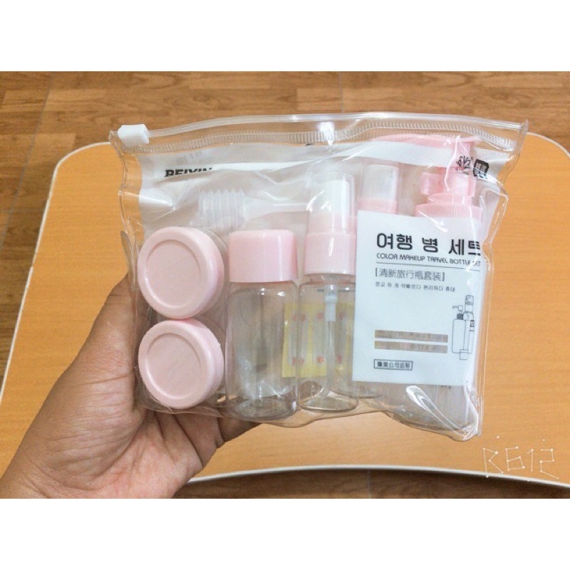 Bộ chiết mỹ phẩm du lịch 7 món
