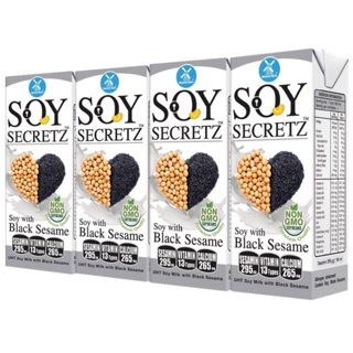 12 lốc * 48 hộp sữa đậu nành Soy Secretz Mè Đen 180ml/ hộp