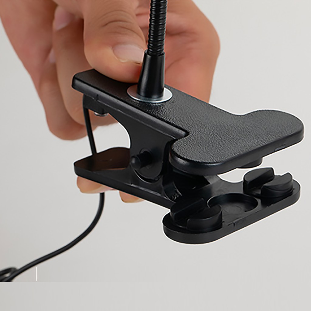 Đèn đọc sách  Gujeneck kiểu dáng Mini nhỏ gọn, đọc sách cá nhân kẹp bàn hoặc đầu giường ánh sáng vàng