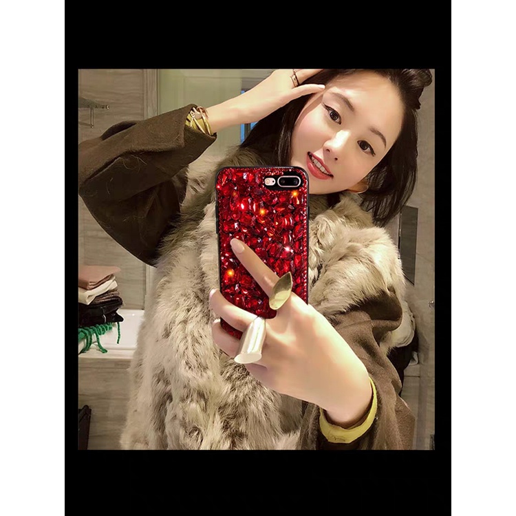 Bling rhinestone case cho iphone 15 14 13 12 pro max plus vỏ sang trọng full diamond handmade phone case cover