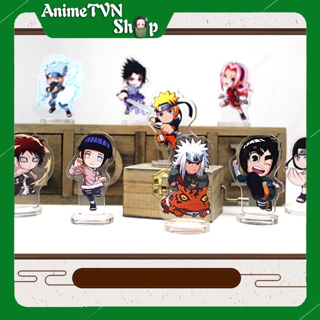 Combo 9 Tượng Mica Standee Mini Nhiều mẫu mã (6 cm) Anime Manga (One Piece, Conan, Naruto, Titan, Kimetsu, Bungou...)
