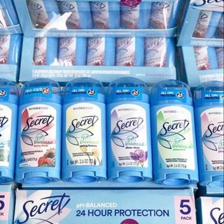 𝙘𝙝𝙪𝙗𝙗𝙮 - Lăn Nách Khử Mùi Secret USA Cho Nữ Invisible Solid ( Đủ Mùi )