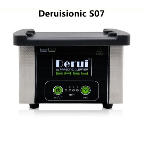 Máy Rung Sóng Siêu Âm, Máy Rửa Trang Sức , Máy Rửa Sóng Siêu ÂM Derui MS A07 Phiên Bản Mới