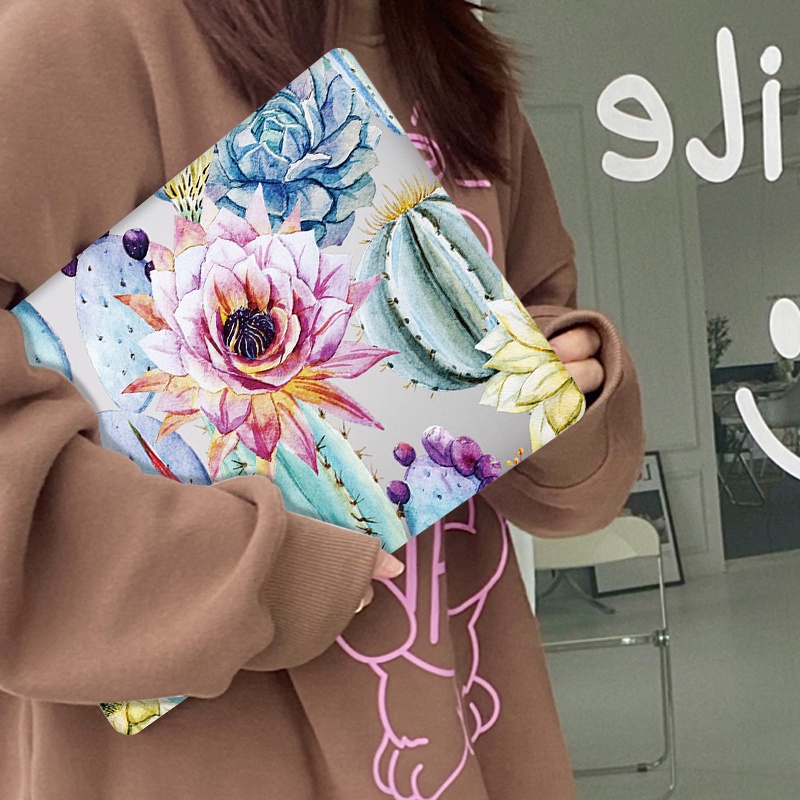 Ốp Máy Tính Bảng In Hình Xương Rồng Dễ Thương Cho 2022 Macbook Air13.6 inch A2681 M2 Pro 13 inch A2338 Pro 14 15 16 inch M1 A2442 A2485 A2337