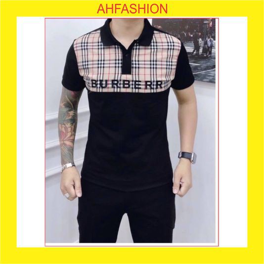 Áo thun nam polo gia rẻ tay ngắn cổ bẻ mẫu mới nhất vải đẹp co dãn tốt cao cấp AHFASHION