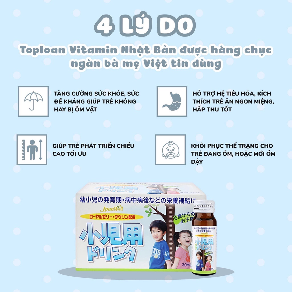 Siro Vitamin Tăng trưởng cho trẻ em Toploan New.