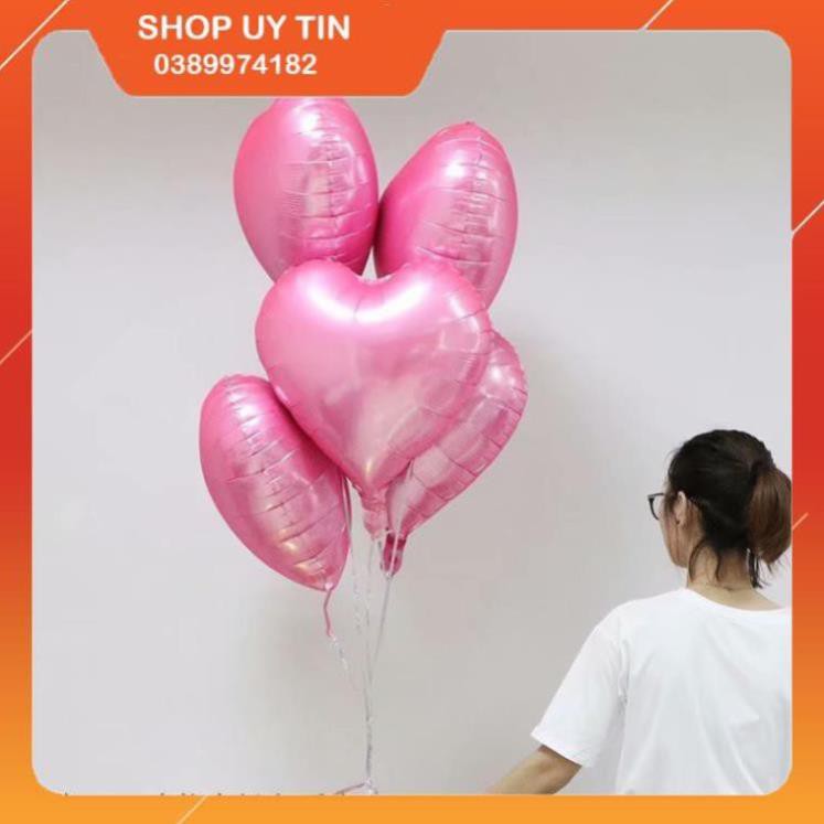 Bóng bay trái tim 18inchs trang trí sinh nhật, đám cưới - ĐỒ CHƠI CHO BÉ