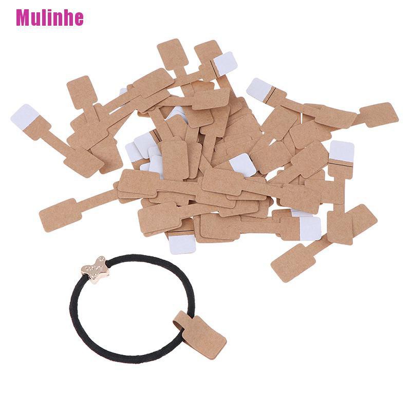 Set 50/ 100 nhãn giấy cứng ghi giá cho nhẫn/ vòng cổ