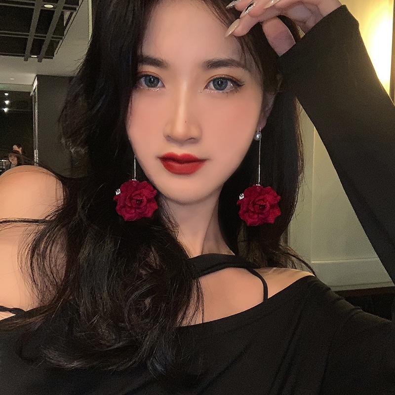 [ĐẸP-ĐỘC-LẠ] BÔNG TAI BẠC 925_HOA PHALÊ HANDMADE _M1098
