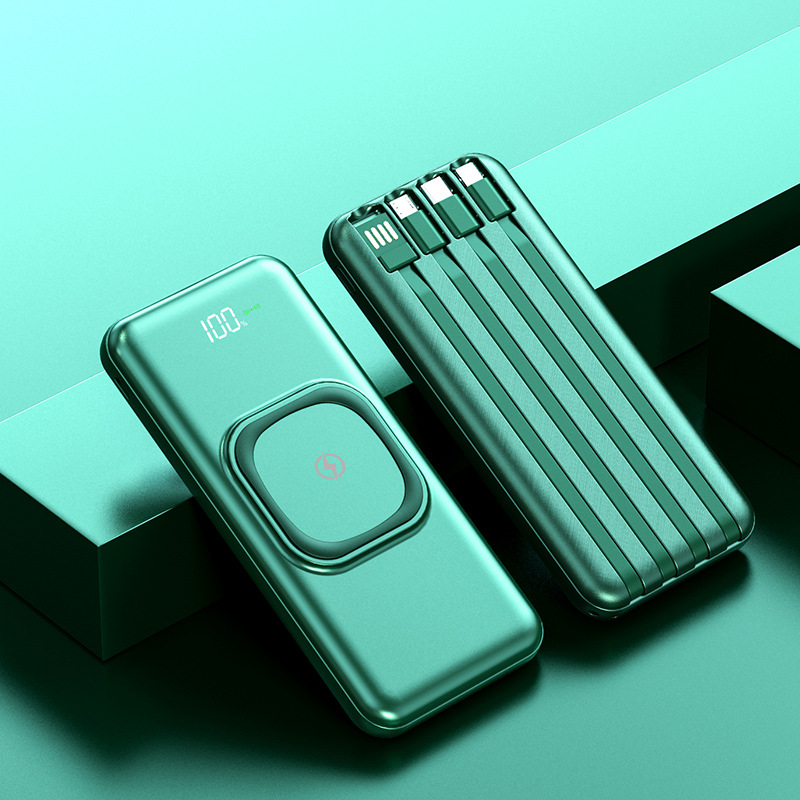 Sạc Dự Phòng Không Dây 20000 Mah Cho Iphone / Android