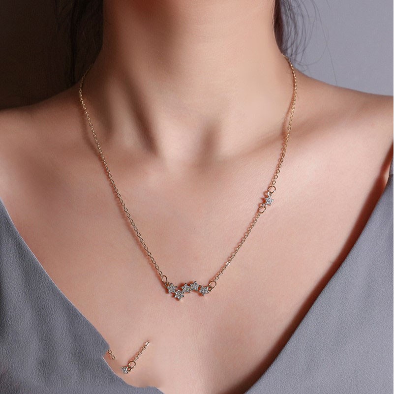 Dây chuyền hình chòm sao đính đá xinh xắn thời trang cho nữ