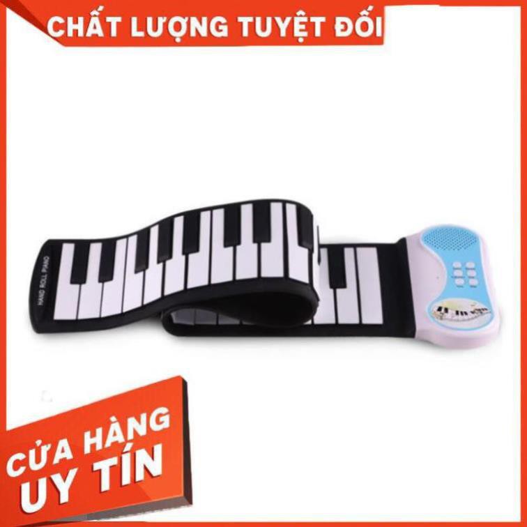 ĐÀN PIANO CUỘN 49 PHÍM PN49S Chính hãng KONIX - Đàn điện cuộn silicon dành cho trẻ em người mới tập
