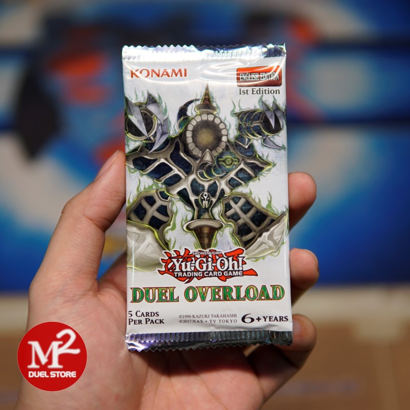 Túi thẻ bài Yugioh Duel Overload Booster Pack DUOV - 5 lá bài Ultra Rare - Nhập khẩu từ Hoa Kỳ USA