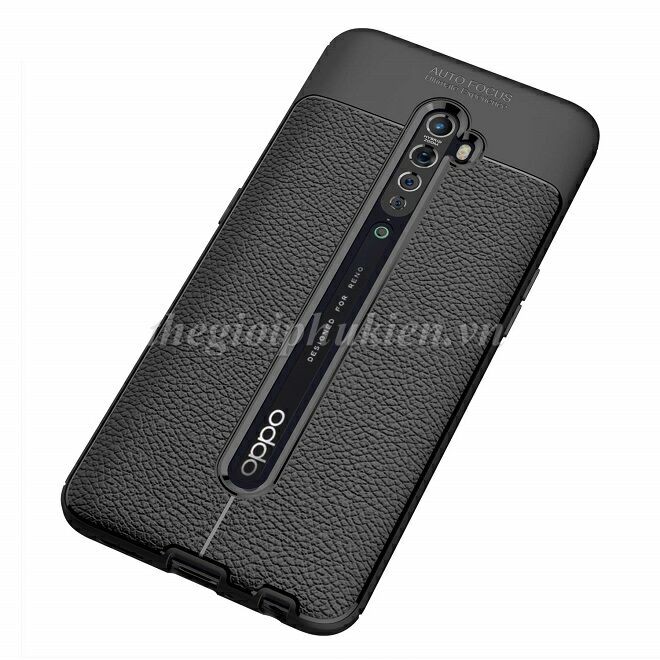 Ốp lưng OPPO Reno2, Reno2 F silicon giả da, chống sốc Auto Focus