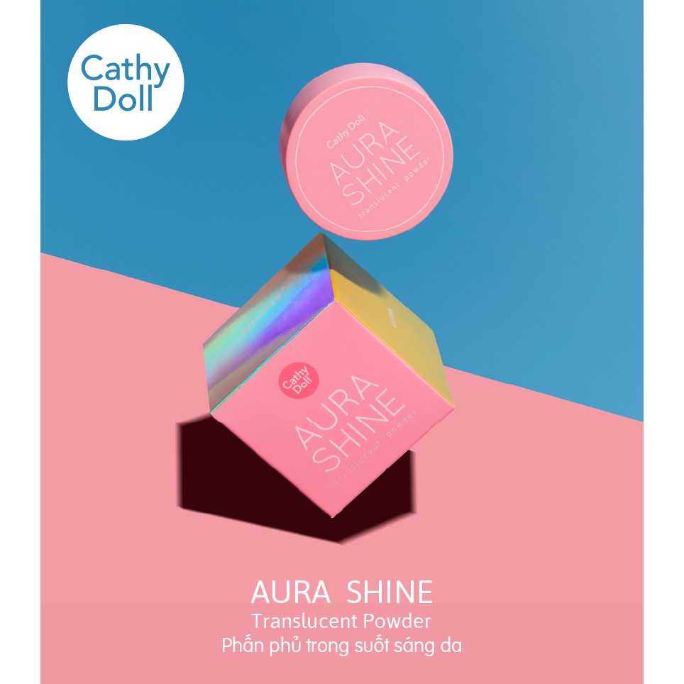 Phấn phủ trong suốt sáng da Cathy Doll Aura Shine Translucent Powder 4.5g | BigBuy360 - bigbuy360.vn