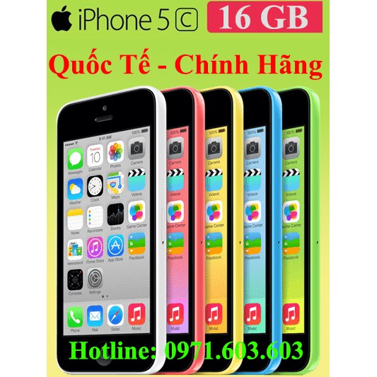 ĐIỆN THOẠI iPhone 5C Quốc Tế - 16GB GIÁ RẺ - ĐƯỢC KIỂM TRA MÁY TRƯỚC KHI THANH TOÁN