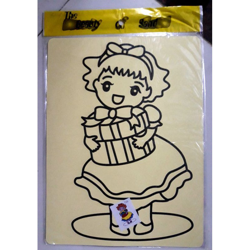 10 tranh cát khổ giấy A4