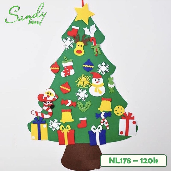 NL178 - Cây Thông Vải Dạ DIY