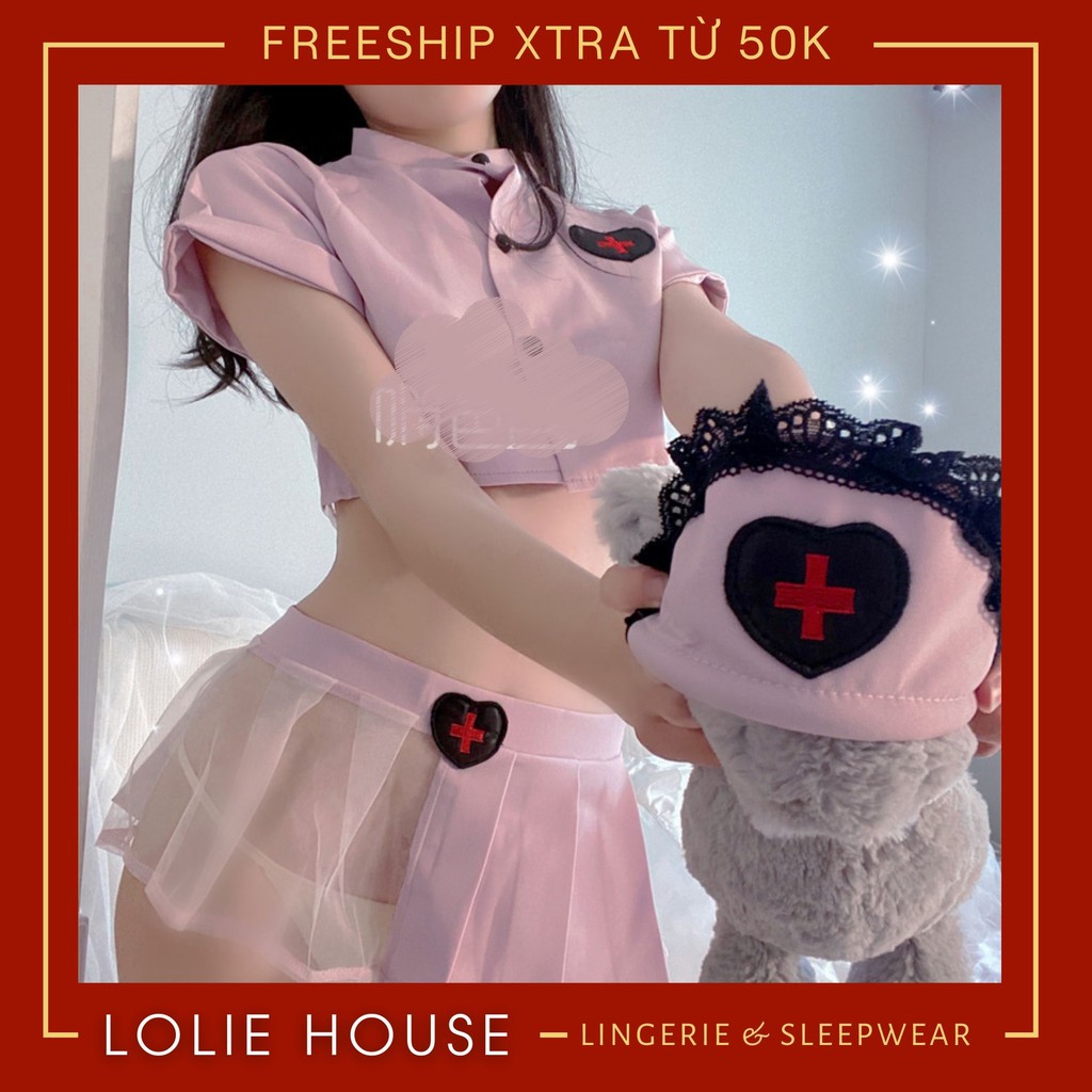 Cosplay y tá sexy gợi cảm - Đồ cosplay sexy y tá anime LOLIE HOUSE - CP31 | BigBuy360 - bigbuy360.vn