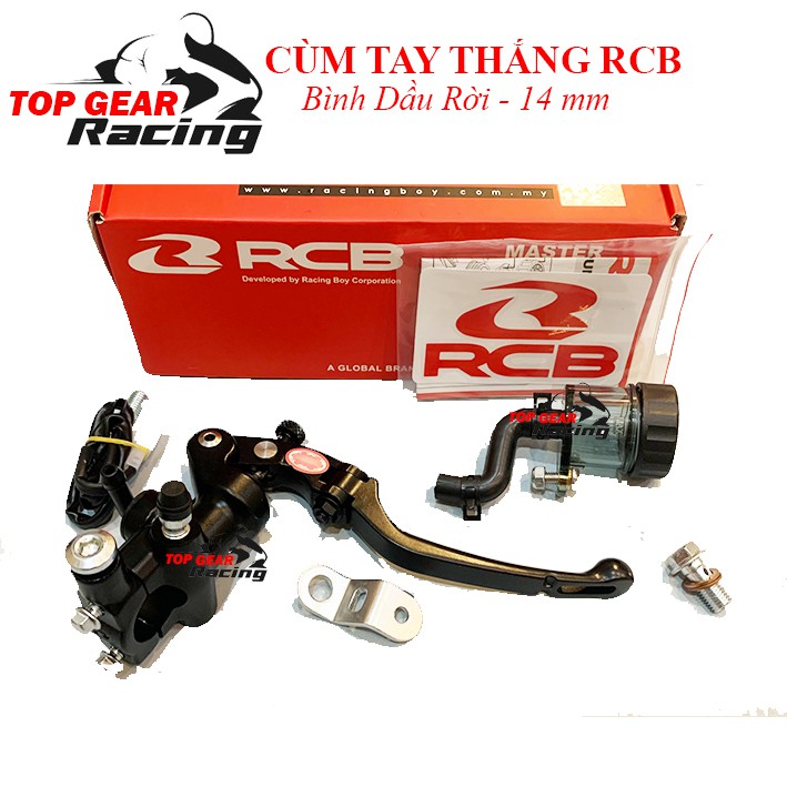 Tay Thắng Bình Dầu Rời RCB 14mm Gắn Nhiều Dòng Xe <TOPGEAR>