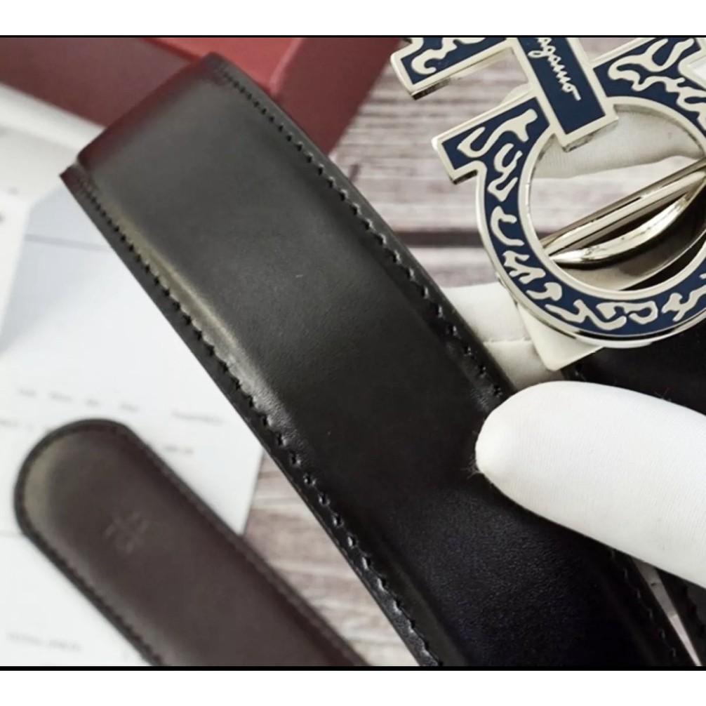 Thắt Lưng Da Nam MonBlanc Cao Cấp khoá kim fullbox-BH 01 năm