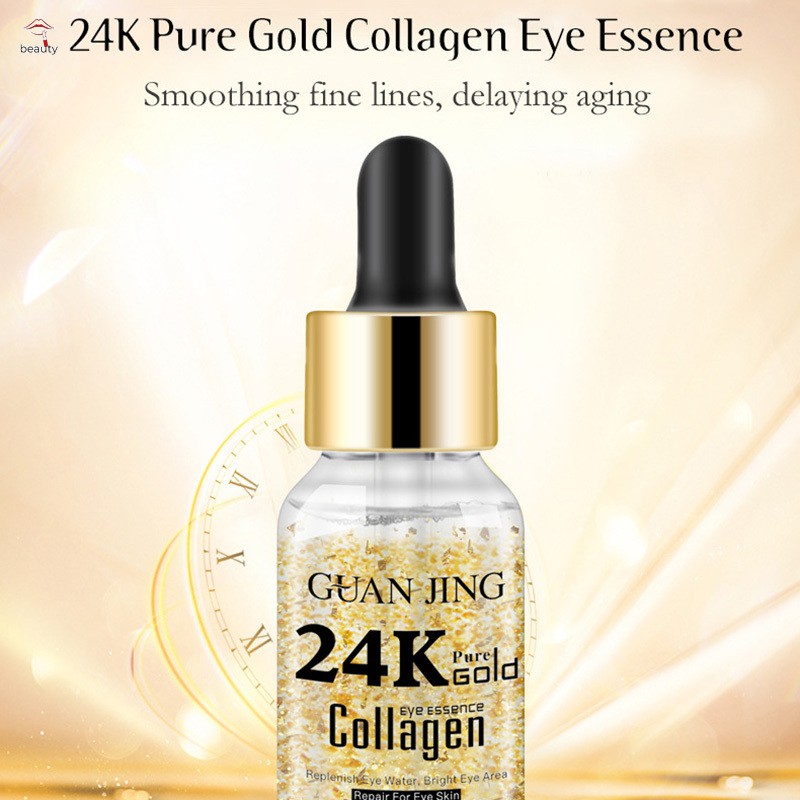 #Chăm sóc da# 24K Gold Collagen Eye Essence/Face Cream Moisturizing Facial Anti Wrinkle Lifting Skin Care