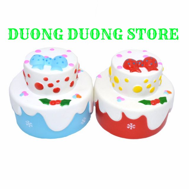 SQUISHY BÁNH KEM NƠ 2 TẦNG