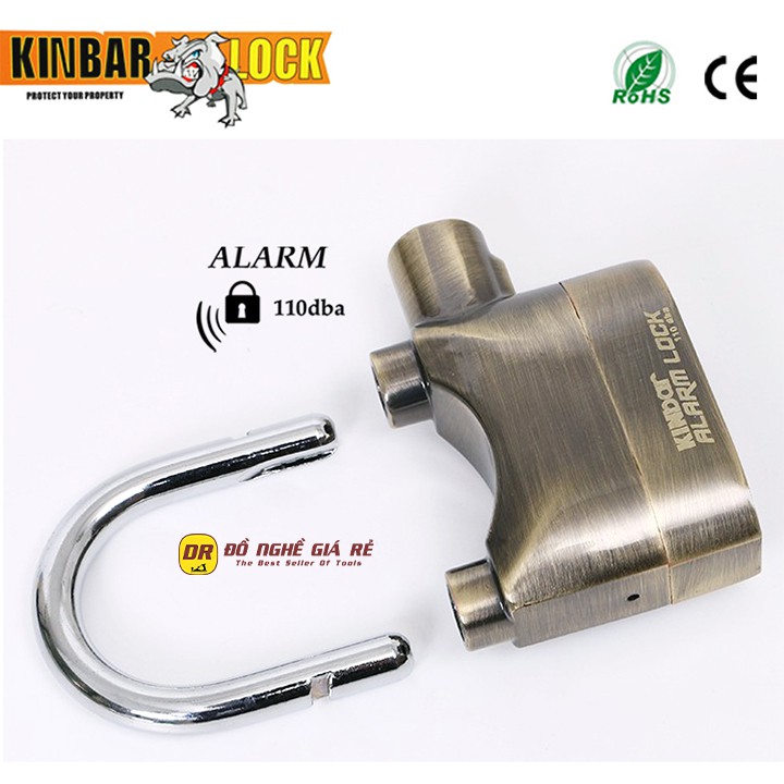 Khóa chống trộm báo động bảo vệ nhà cửa KINBAR Alarm Lock (BH Chính Hãng 12 tháng)