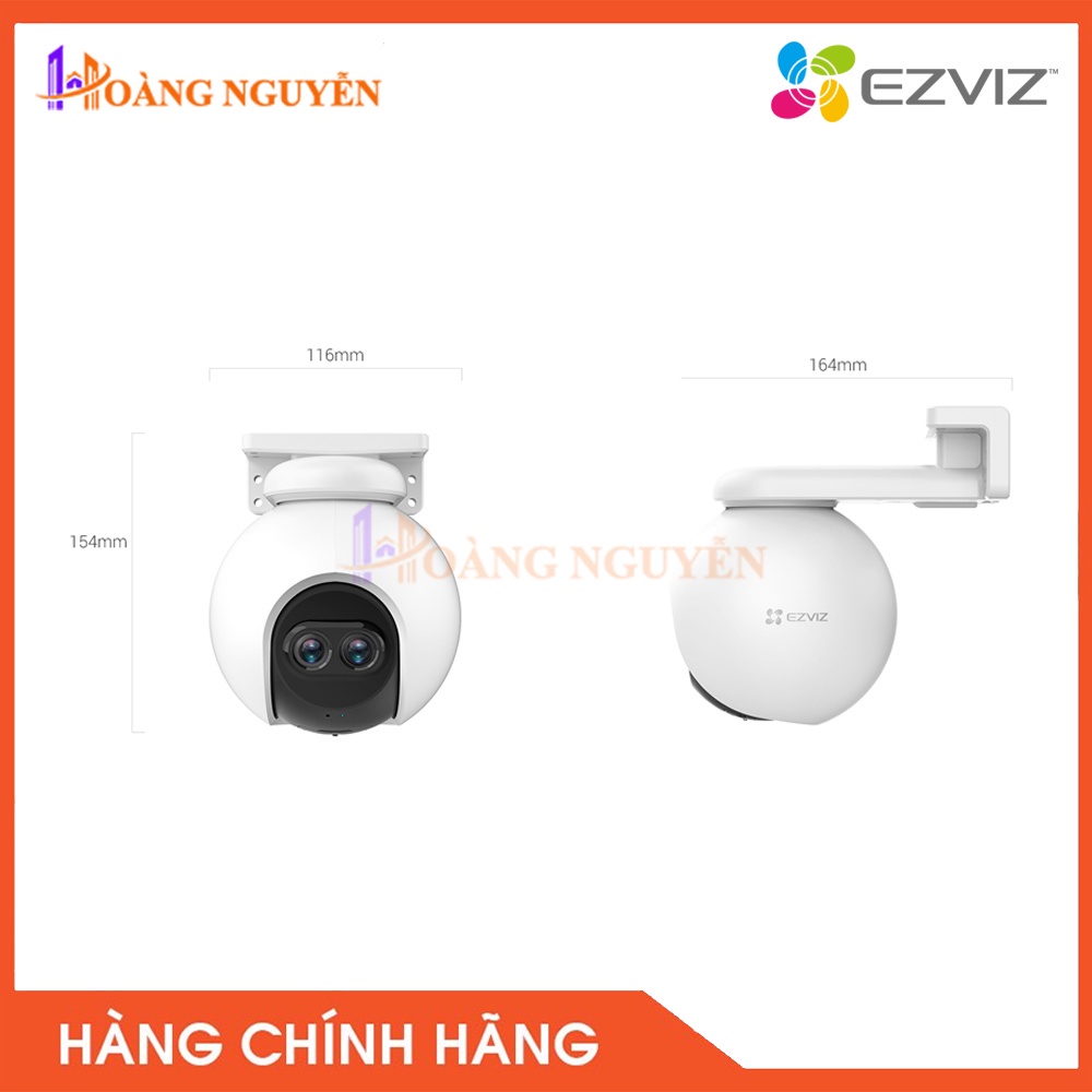 [NHÀ PHÂN PHỐI] Camera IP WIFI EZVIZ C8PF 2.0MP Full HD 2MP - Xoay Thông Minh 360 độ - Chuẩn Nén H.265 - Ngày Và Đêm