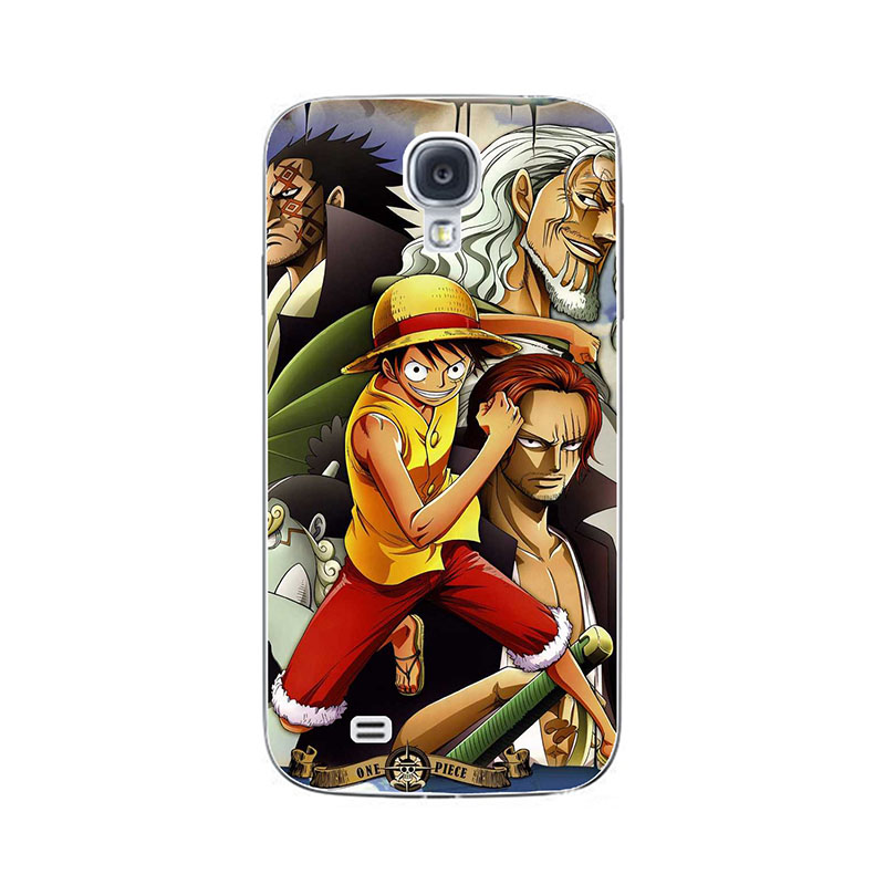 Fashion One Piece Cartoon Case For Samsung Galaxy S4 I9500 I9505 S 4 Mini i9190 S4 Active i9295 Cover Luffy Roronoa Zoro Soft Shell