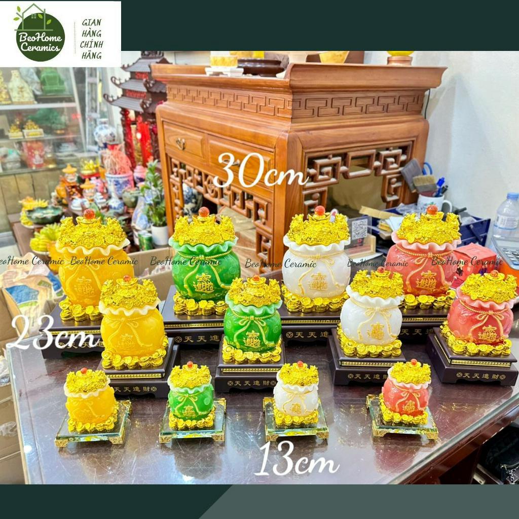 Túi Tiền Kim Bảo Tài Lộc  Túi Tiền Phong Thuỷ Tài Lộc May MẮn NHiều Kích Cỡ