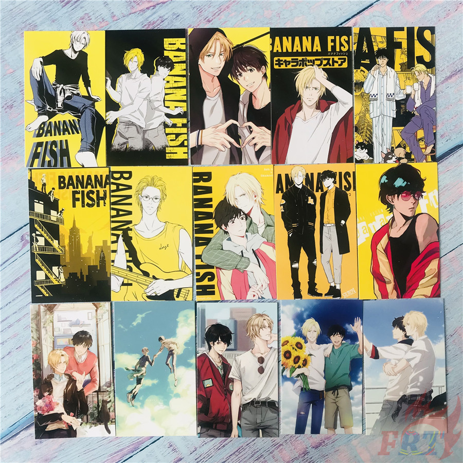 Set 30 Thẻ Ảnh Phim Hoạt Hình Banana Fish