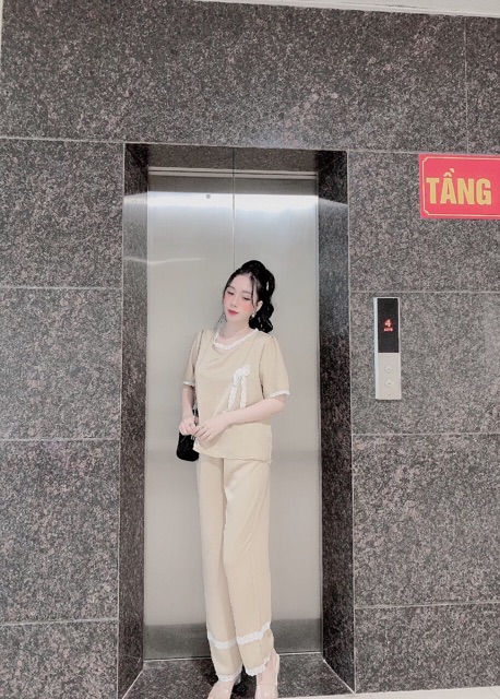 Bộ đũi tằm loại đẹp ẢNH THẬT  có sz cho nữ dứoi 65kg