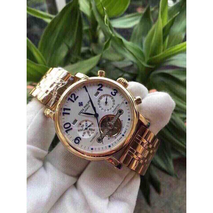 Đồng hồ Nam Patek philippe 6kim trăng sao size 40-41