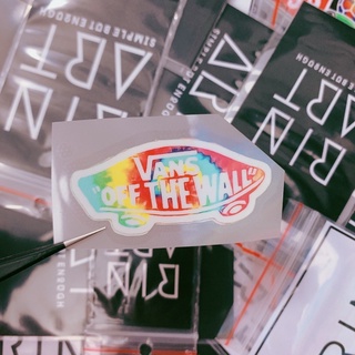 Decal ủi nhiệt vans đa sắc | Logo Sticker Patch in áo ủi trực tiếp lên vải - Rinart.vn