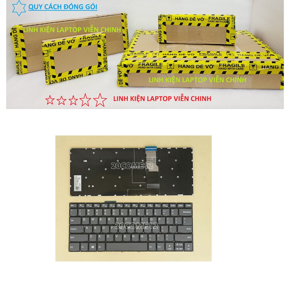 Bàn phím laptop Lenovo Yoga 520-14ikb, Ideapad V330-14isk, V330-14ikb, V130-14ikb, V330-14arr, 330s-14ast, 330s-14ikb