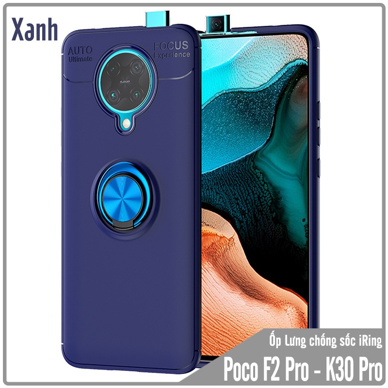 Ốp lưng cho Xiaomi Poco F2 Pro - Redmi K30 Pro - Redmi K30 Ultra chống sốc iRing Auto Focus